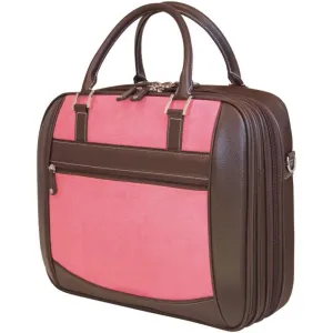 Mobile Edge MESFEBX 16 PC/17 MacBook ScanFast Element Briefcase (Pink Suede)