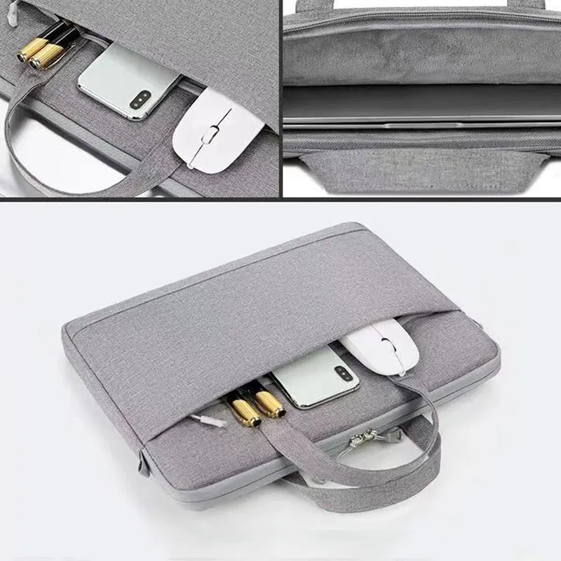 028 Series Simple Style Laptop Case Large Laptop Sleeve Durable Computer Carrying Case for 15-15.6 inch Laptop