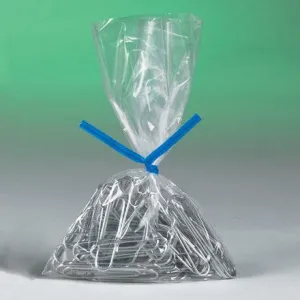 Pack of 1000 Clear 5 x 12 Flat Poly Bags, 1.5 Mil Thickness - Ideal for Packaging and Storage