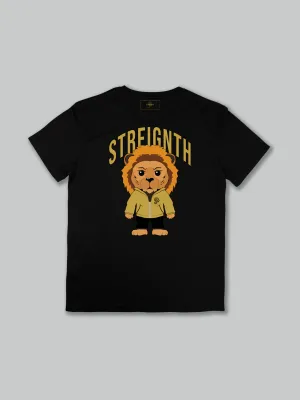 BABY LION DEBUT TEE - BLACK