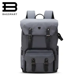 BAGSMART DSLR CANON Camera Bag  Digital SLR Backpack and Laptop 15.4" with All Weather Cover Daypack