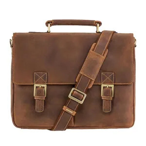 Berlin Briefcase - Oil Tan