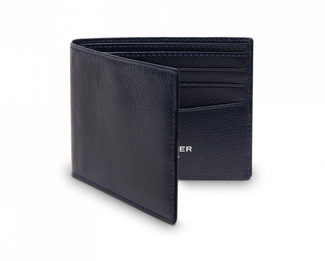 Billfold Wallet with 6 C/C in Marine Blue