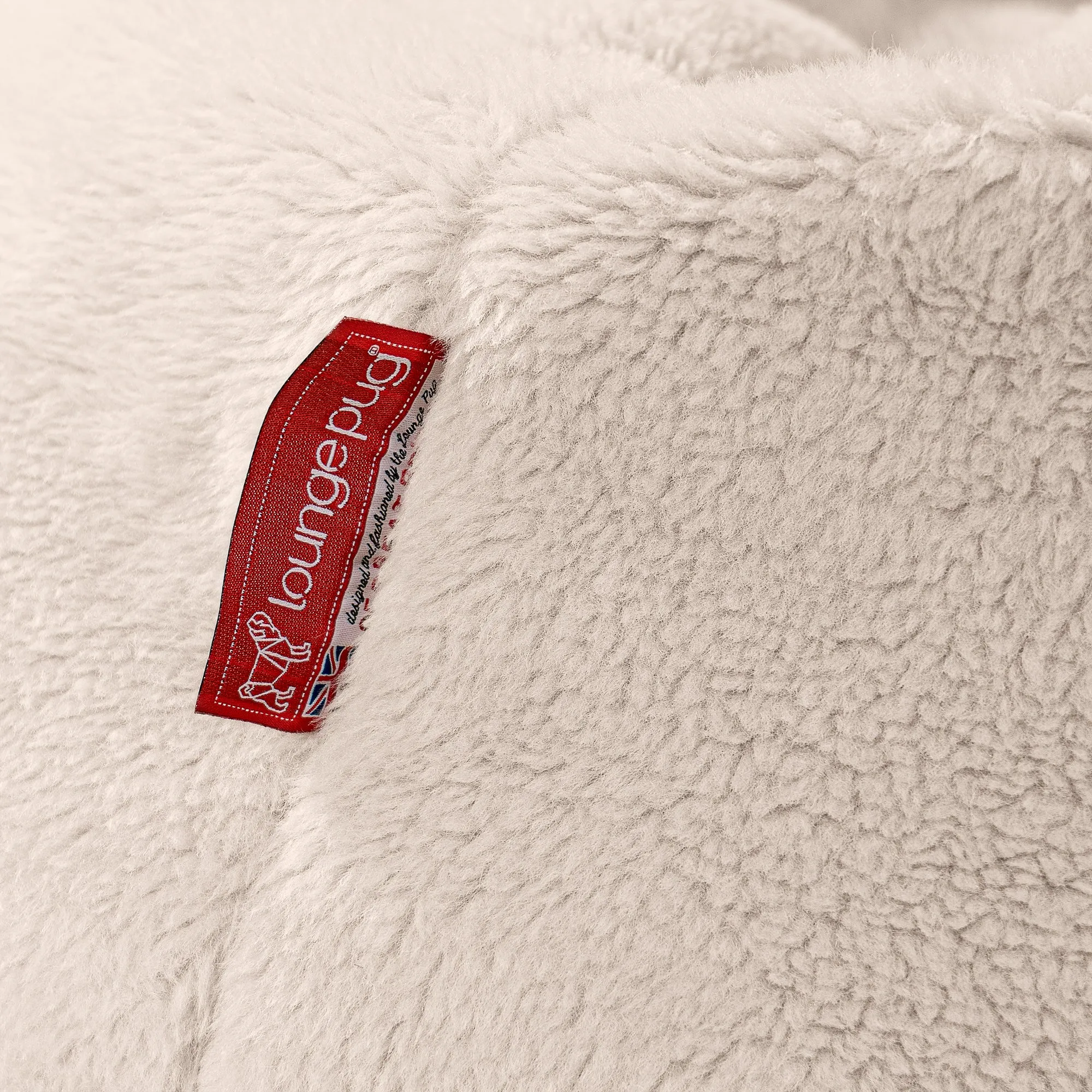 Bubble Sofa Bean Bag - Teddy Faux Fur Cream