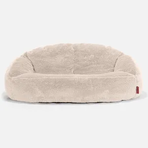 Bubble Sofa Bean Bag - Teddy Faux Fur Cream