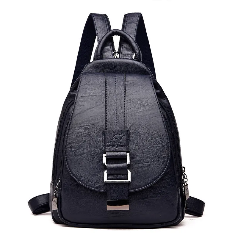 Fashion Backpack Female Student Anti-theft School Bag