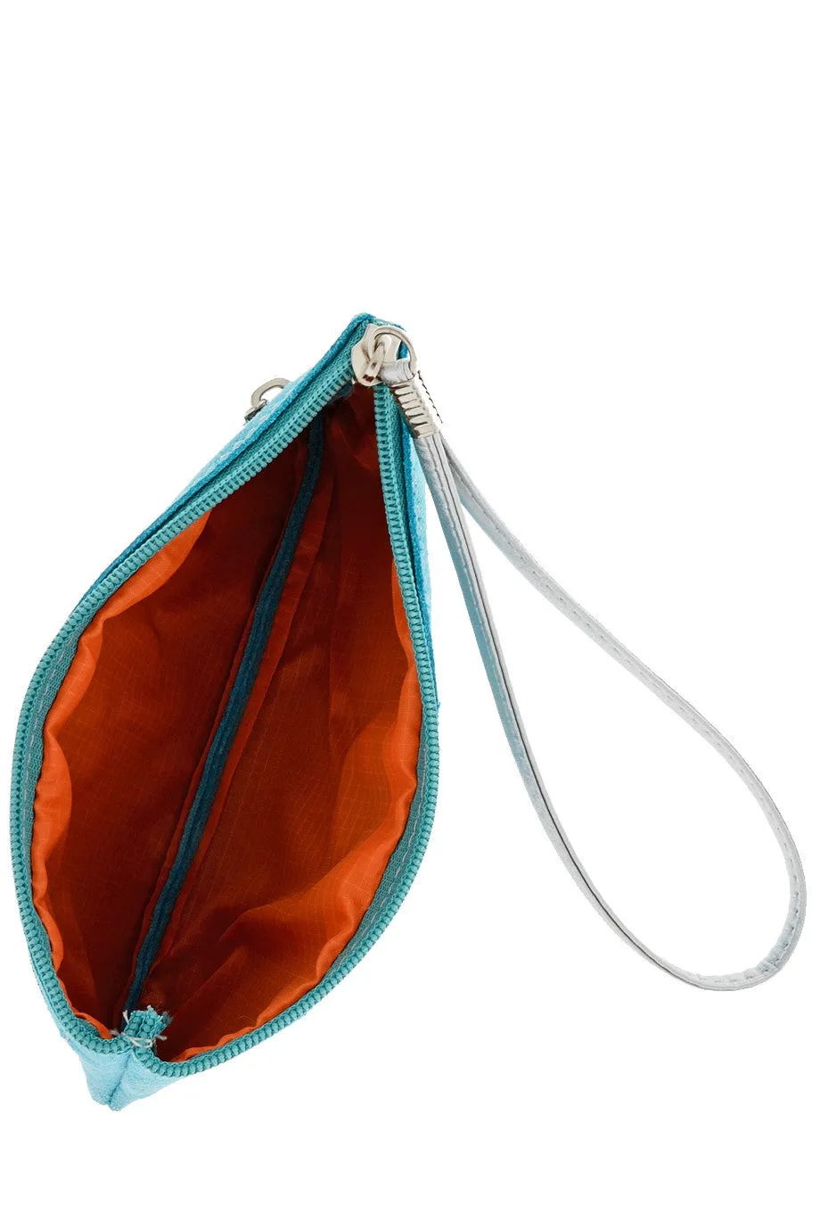 FERCHI BRENDA Sky Blue Wristlet