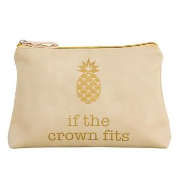 If the Crown Fits Cosmetic Bag