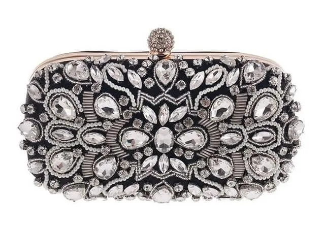 Luxy Moon Crystal Evening Clutches for Weddings