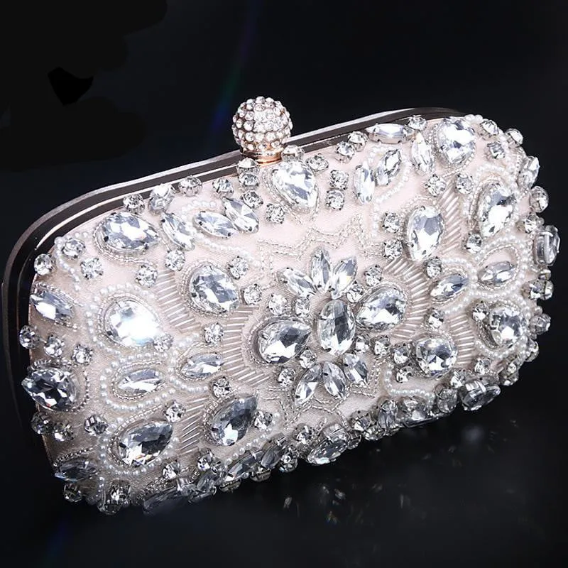 Luxy Moon Crystal Evening Clutches for Weddings