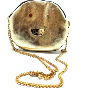 Muse gold handbag