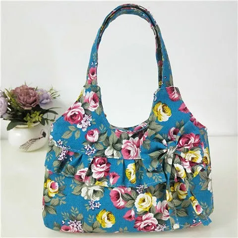 pretty chic country style large capacity casual shoulder bag