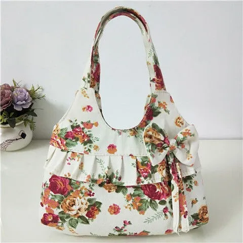 pretty chic country style large capacity casual shoulder bag