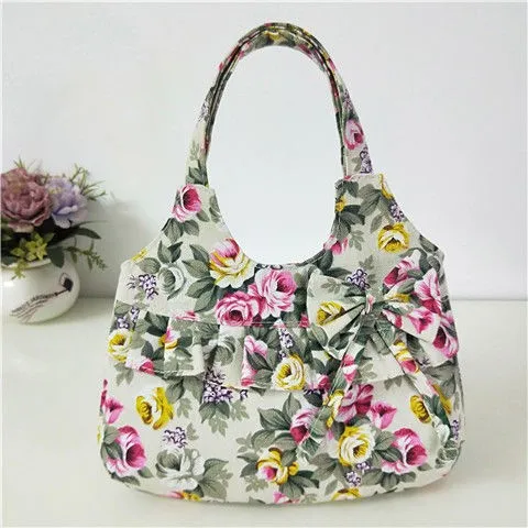 pretty chic country style large capacity casual shoulder bag