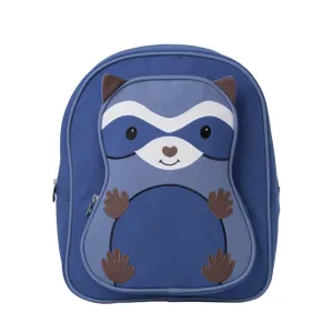 Recycled Fabric Big Kid Backpack – Raccoon