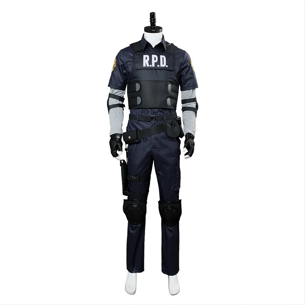 Resident Evil re4 Leon Scott Kennedy RPD Outfit Cosplay Costume