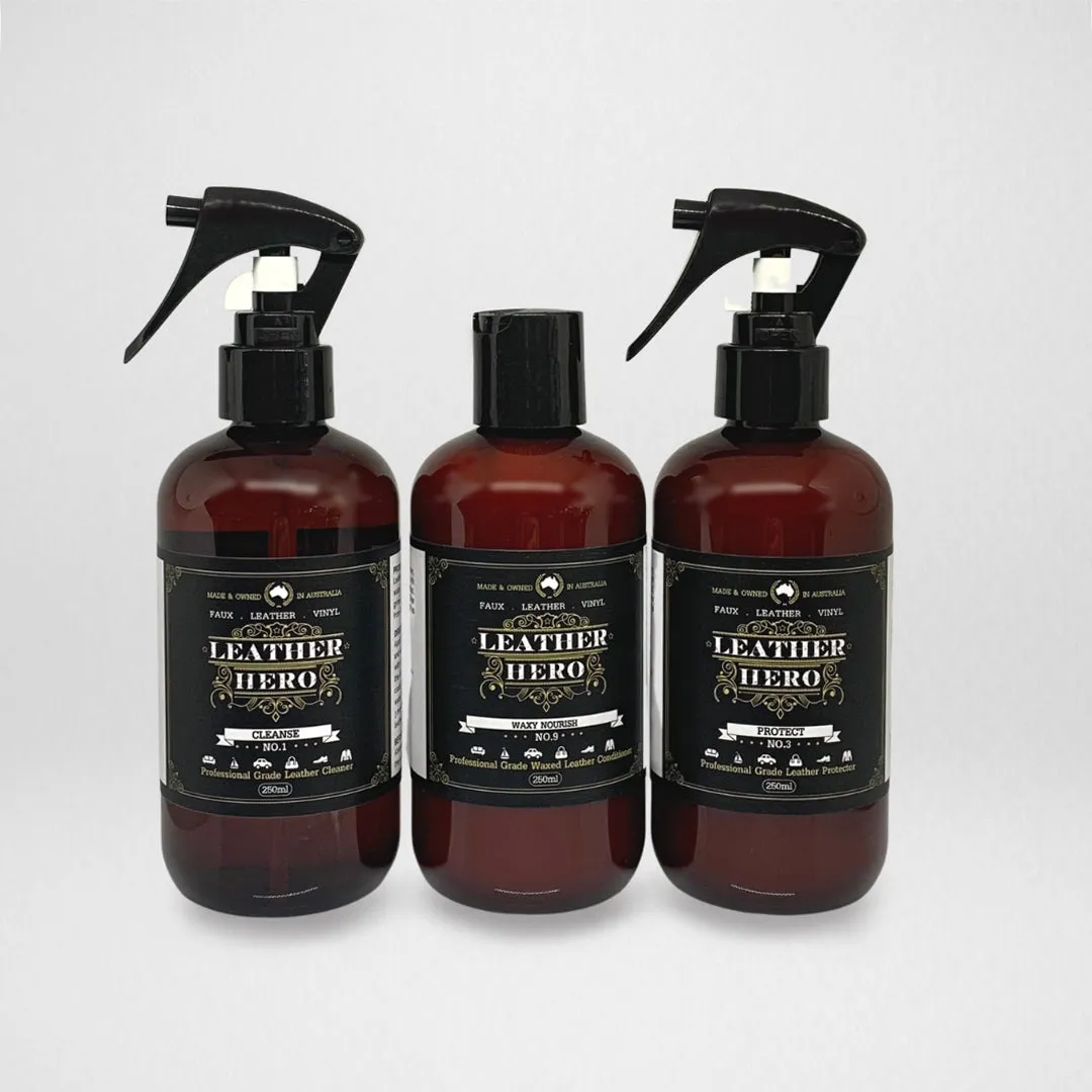 Waxed & Pull-Up Leather Care Kit